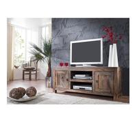 Meuble TV - Bois massif de palissandre huilé - NATURE GREY #41