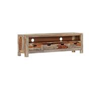 Bois Massif de Sesham Meuble TV Armoire Basse Divertissement Salon vidaXL