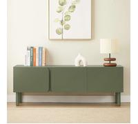 Meuble TV BRAGA vert 3 portes 150cm