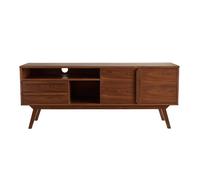 Meuble TV - Buffet vintage bois foncé noyer L160 cm VOLVER