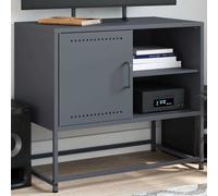 Meuble TV Centre de Divertissement Meuble Télé Salon Intérieur Acier vidaXL