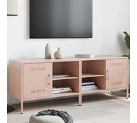 Vidaxl Meuble Tv Rose 68x39x50,5 Cm Acier Multicolore