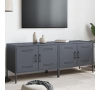 Meuble TV Centre de Divertissement Meuble Télé Salon Intérieur Acier vidaXL