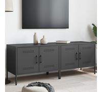 Meuble TV Centre de Divertissement Meuble Télé Salon Intérieur Acier vidaXL