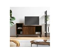 Meuble TV Chêne marron 100x35x55 cm Bois d'ingénierie 831331