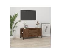 Meuble TV Chêne marron 102x44,5x50 cm Bois d'ingénierie819611