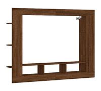 Meuble TV chêne marron 152x22x113 cm bois d ingénierie