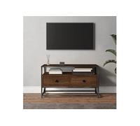 vidaXL Meuble TV chêne marron 80x35x45 cm bois d'ingénierie826314 Marron G