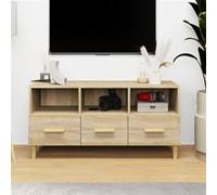 Meuble TV Chêne sonoma 102x36x50 cm Bois d ingénierie ch G