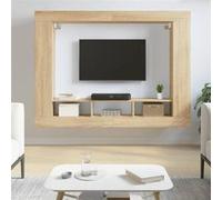 Meuble TV chêne sonoma 152x22x113 cm bois d ingénierie Chêne sonoma G