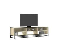 vidaXL Meuble TV chêne Sonoma 180x40x46 cm Bois d'ingénierie, Support TV, Buffet TV, Meuble multimédia, Banc TV, Meuble HiFi, Centre de Divertissement