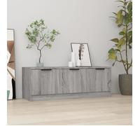 Vidaxl Meuble Tv Sonoma Gris 102x35x36,5 Cm Bois D'ingénierie Multicolore