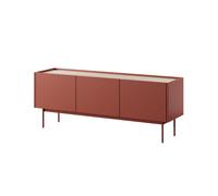 Meuble TV : corps et façade : brique, chêne linea TOP, 144 x 55 x 37 cm