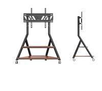 Meuble TV D'angle For Téléviseurs De 40 À 80 Pouces, Petit Espace, Meuble TV Au Sol, Chariot TV Roulant For Écrans Plats Incurvés LCD/LED(WHITE)