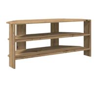 Meuble TV d'angle moderne - vidaXL - Chêne artisanal - Bois d'ingénierie - 102x40,5x45 cm - Finition mate