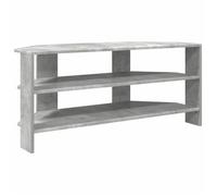 Meuble TV d'angle moderne - vidaXL - Gris Béton - Bois d'ingénierie - 102x40,5x45 cm - Finition mate