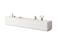 Meuble TV de luxe moderne et léger - Centre de divertissement compact et élégant pour salon (160 x 35 x 45 cm) - Solution peu encombrante pour les petites maisons