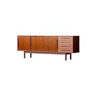 Meuble TV de Salon Meuble de Rangement TV rétro en Bois Massif, 200 x 40 75 cm, idéal for Un hôtel, Une Villa ou Hall d'entrée