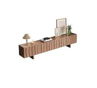 Meuble TV de Salon Table de Rangement en Noyer Noir 200 x 40 x 45 cm, Meuble de Salon en Bois Massif, Meuble Simple et Fonctionnel, idéal for Les hôtels et Les Entreprises. Meuble TV avec Rangement