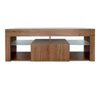 Habitat et Jardin Meuble TV Hugo – design bois 140 x 40 x 50 cm – Marron