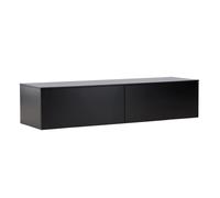 Meuble TV Design "Frihamn" 160cm Noir