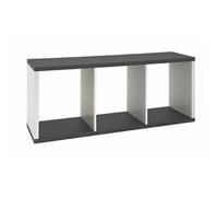 HAKU Möbel étagère Optique Granit, Blanc, MDF - Dim.: L 117 cm x H 50 cm x P 30 cm, Style: Modern