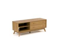 Meuble TV Design "Kensal" 130cm Chêne