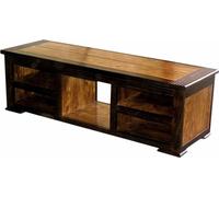 Meuble TV DKD Home Decor 140 x 45 x 45 cm Bois d'acacia brun foncé