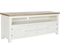 Meuble TV DKD Home Decor Beige naturel bois de paulonia 134,5 x 35 x 55 cm