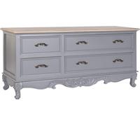 Meuble TV DKD Home Decor Gris naturel 120 x 40 x 56.5 cm 120 x 40 x 56,5 cm