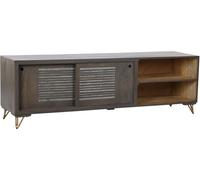 Meuble TV DKD Home Decor métal brun bois de mangue 160 x 40 x 50 cm
