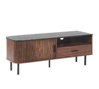 Beliani - Meuble TV - Jose - en MDF et Panneau de Particules de Bois, Effet Bois