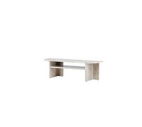 Meuble TV Effet Marbre "Alesund" 140cm Beige