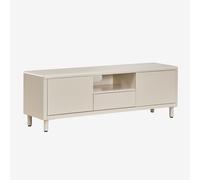Meuble TV en acier Michigan Tapioca Beige ↔︎ 150 cm