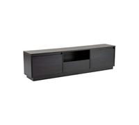 Meuble TV en aggloméré 168x43,5x12,5 cm Vanguard noir