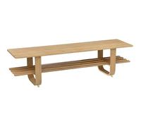 Meuble TV en Bambou Coloris Naturel - Longueur 140 x Profondeur 38 x Hauteur 36 cm