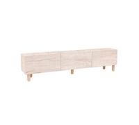 Meuble TV en bois ""Alvin"" - 180 x 31 x 42 cm - Beige