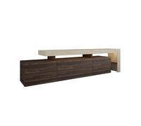 Meuble TV en bois ""Beliz"" - 192 x 37 x 53 cm - Marron