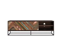 Meuble TV en bois d'acacia et bois recyclé 145 cm - Krabi - Maison Pavane