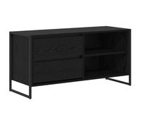 Meuble TV en bois d'ingénierie - vidaXL - Chêne noir - 100x36x49 5 cm - Avec tiroir - Assemblage requis