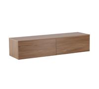 Meuble TV en Bois "Frihamn" 160cm Noyer