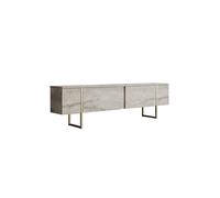 Meuble TV en bois "Luxe" - 180 x 30 x 50 cm - TravertinOr