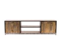 Meuble TV industriel en manguier massif L178 cm INDUSTRIA