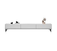 Meuble TV en Bois pour Salon,Console Multimédia TV avec 3 Tiroirs de Rangement,idéale pour la décoration du Salon,Un ajout élégant à n'importe Quel,Moderne du Milieu du Siècle(03,7.2ft(220cm))