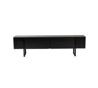 Meuble TV en bois "Serenity" - 180 x 29 x 50 cm - Noir