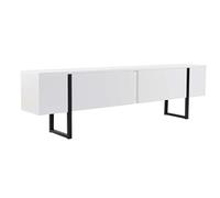 Meuble TV en bois "Serenity" 180 x 30 x 45 cm - Blanc