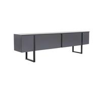 Meuble TV en bois "Serenity" 180 x 30 x 50 cm - Anthracite
