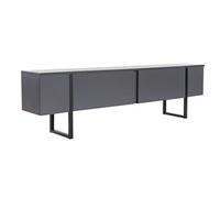 Meuble TV en bois "Serenity" 180 x 30 x 50 cm - Anthracite