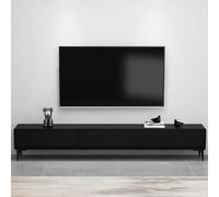 Meuble TV en Bois,Support TV pour Salon,Console Multimédia TV avec 3 Tiroirs de Rangement,idéale pour la décoration du Salon,Moderne du Milieu du Siècle(05,7.8ft(240cm))