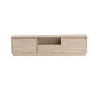 Meuble TV en bois ""Vanguard"" - 160 x 29 x 42 cm - Travertin